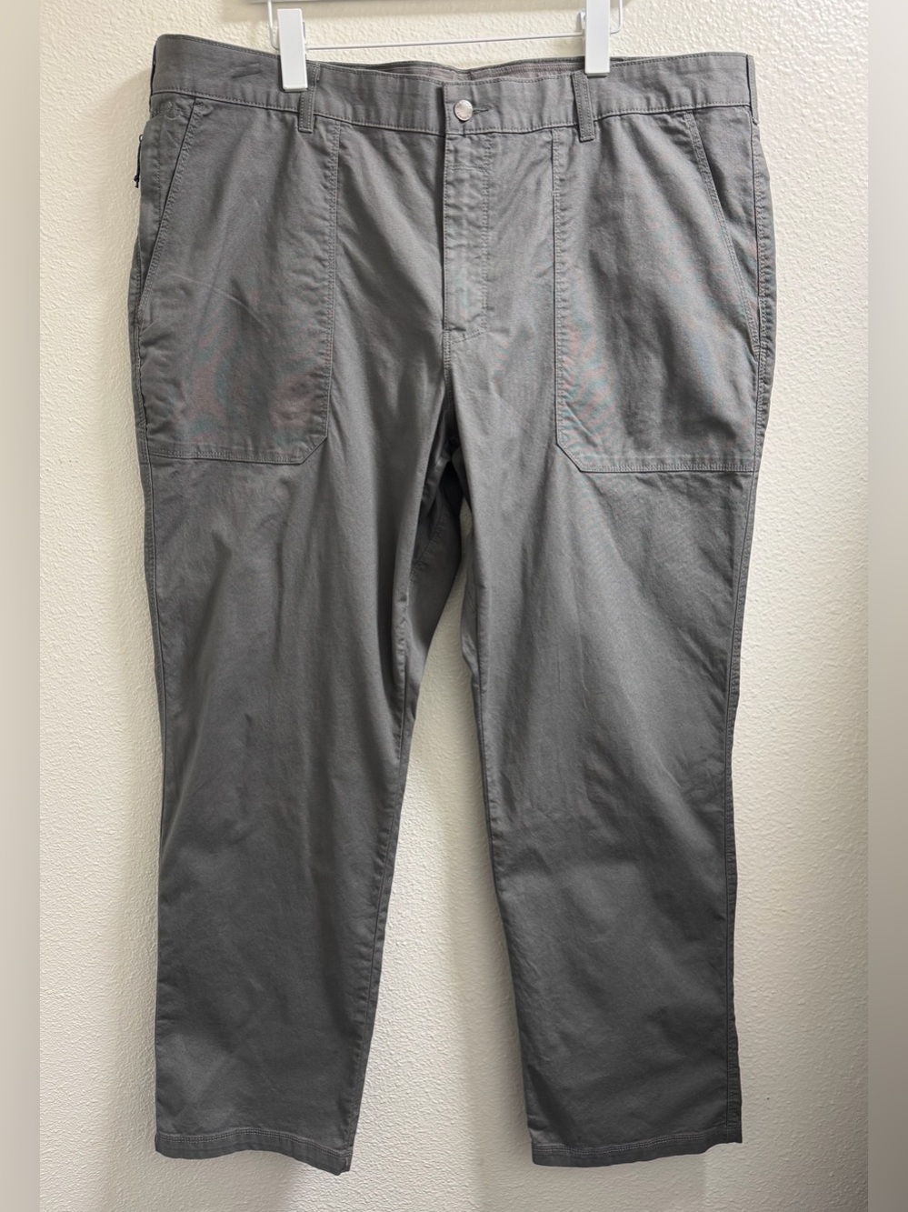 Columbia Flex ROC Utility Pants Omni-Shade UPF Stretch Pockets Gray Men's 2XL